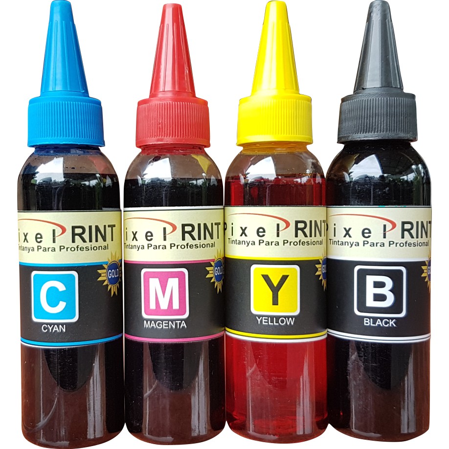 Tinta Canon Ip2770 Mp 287 IP1980 IP 2770 IP2780 IP2180 MP258 MP237 MP285 E410 E510 MG3570 G1000 G2000 G3000 Pixel Print Refill 100ml Printer Modif Infus Aman untuk Head Catridge [BAYAR DI TEMPAT]