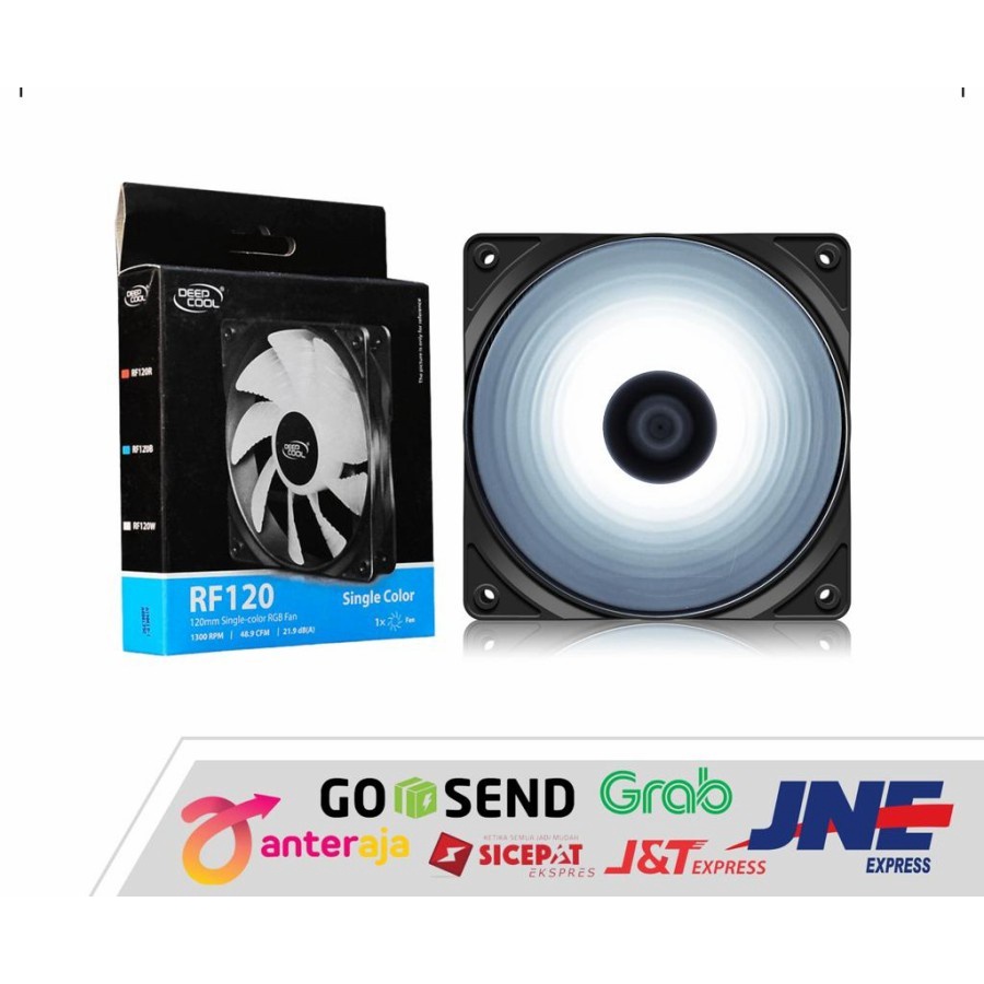 KIPAS PENDINGIN PC KOMPUTER DEEPCOOL RF120W WHITE RF 120W