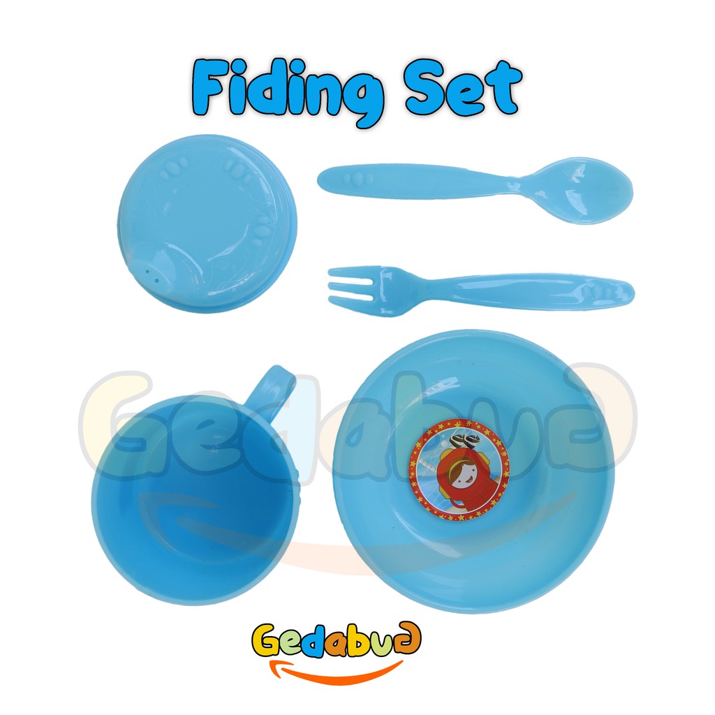 Perlengkapan Makan Bay Gift Set | Fiding Set Nishikawa Ukuran S