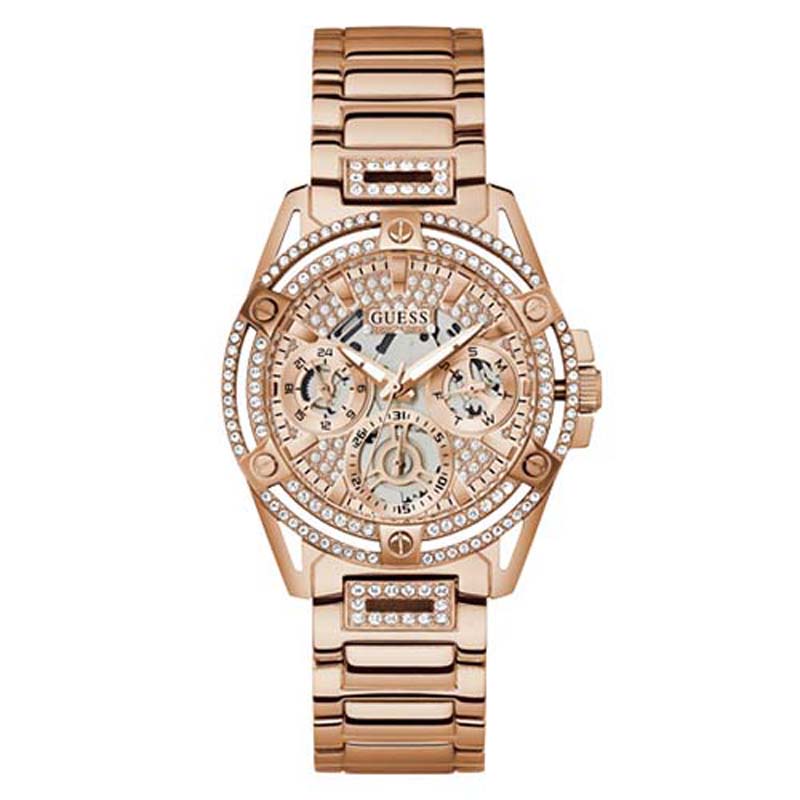 Guess Ladies Watch Rose Gold QUEEN - GW0464L3