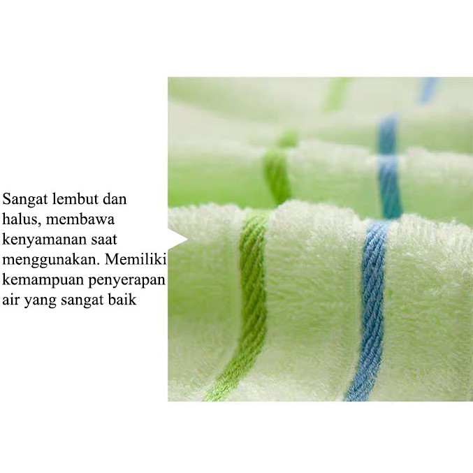 Handuk Mandi Bahan Katun Halus Lembut Tebal Premium Bath Towel Uk 73x33 cm