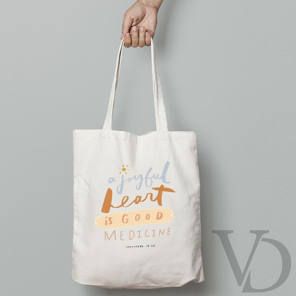 TOTE BAG QUOTES MUKA TERBARU / AESTHETIC TOTE BAG / TAS BELANJA KEKINIAN