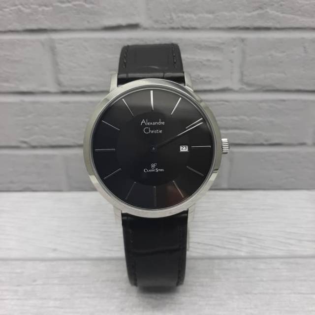 ALEXANDRE CHRISTIE PRIA AC 8599 MD ORIGINAL ( BLACK SILVER )