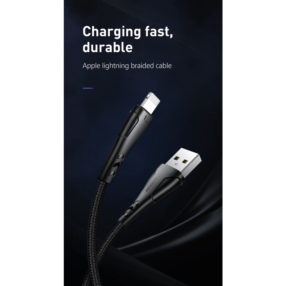 MCDODO CA-7440 Cable USB to Lightning 20cm 2.4A - Garansi Resmi 6 Bulan