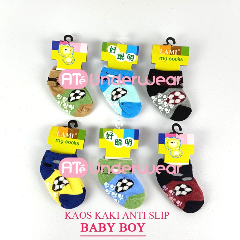 AT204-Kaos Kaki Bayi anti slip/kaos kaki anak/balita