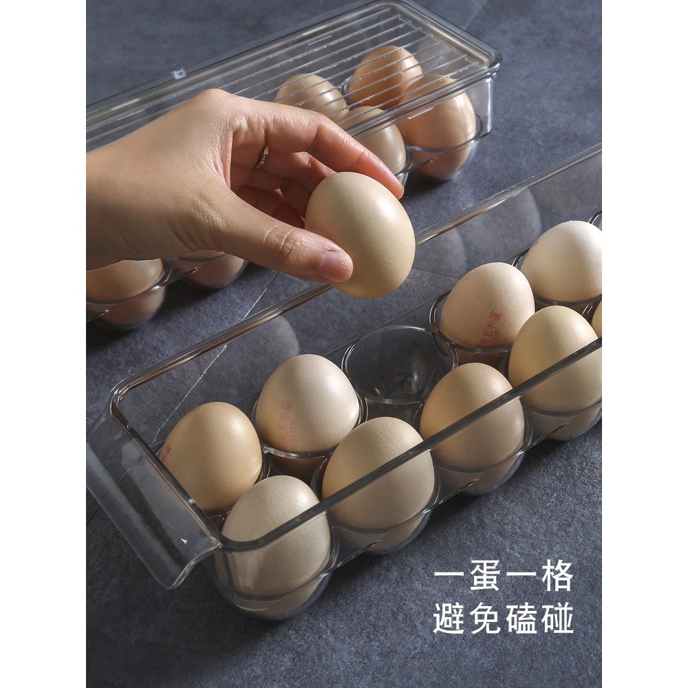 Mega_1688 Kotak Penyimpanan Telur bening Egg Shelf organizer Box telur MG949