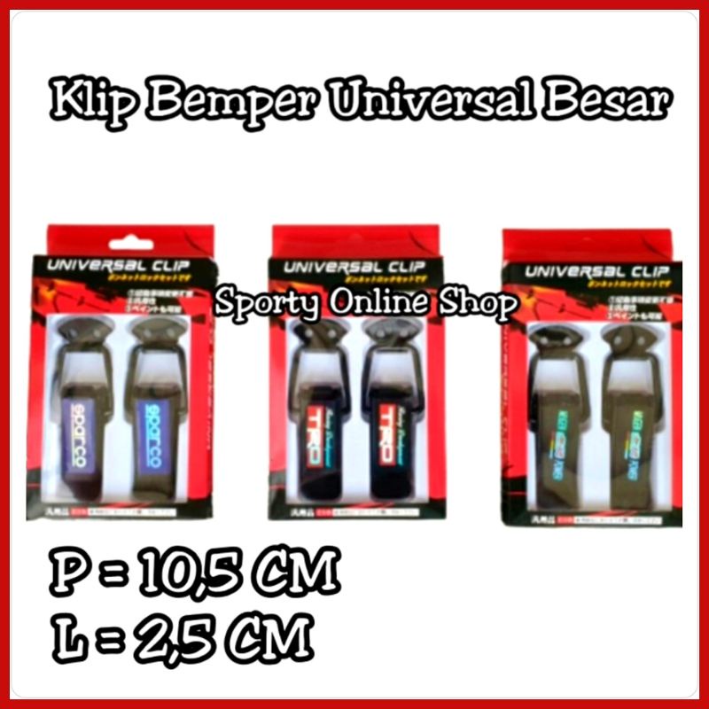 Klip Bumper Mobil Universal Besar