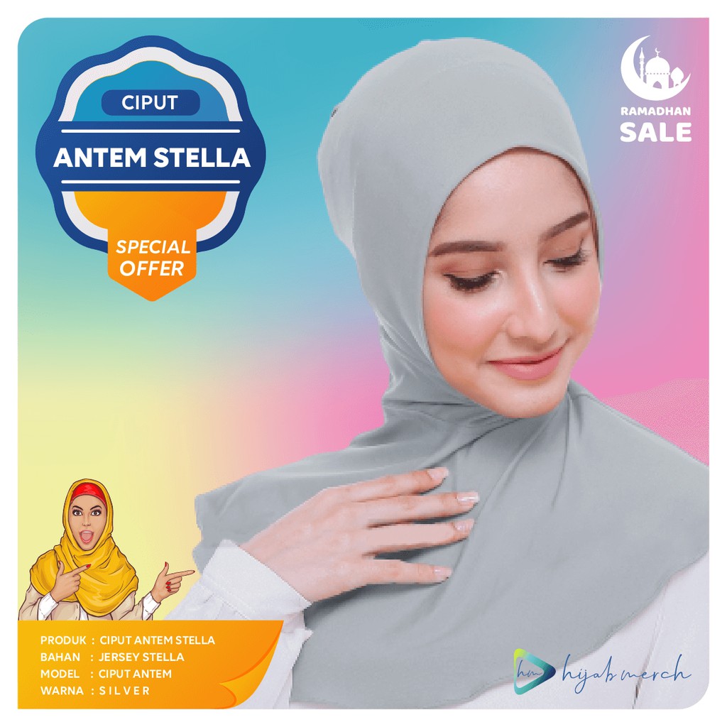 HIJAB/KERUDUNG/JILBAB/BRUKAT/KHIMAR/CIPUT/ANTEM/HIJAB INSTAN/KERUDUNG INSTAN/CIPUT ANTEM STELLA