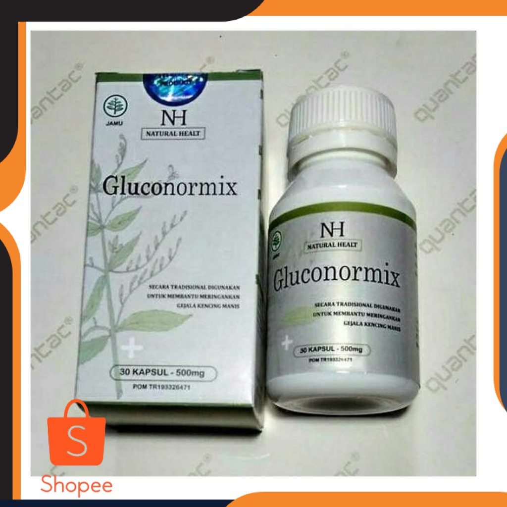 BEST SELLER - Gluconormix Original Herbal - Gluconormix Asli Obat Diabetes Meringankan Gejala