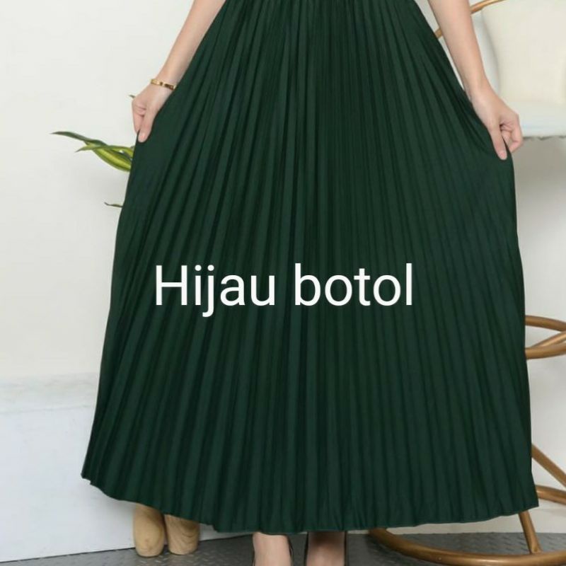 ROK PLISKET/PLEATED SKIRT PANJANG