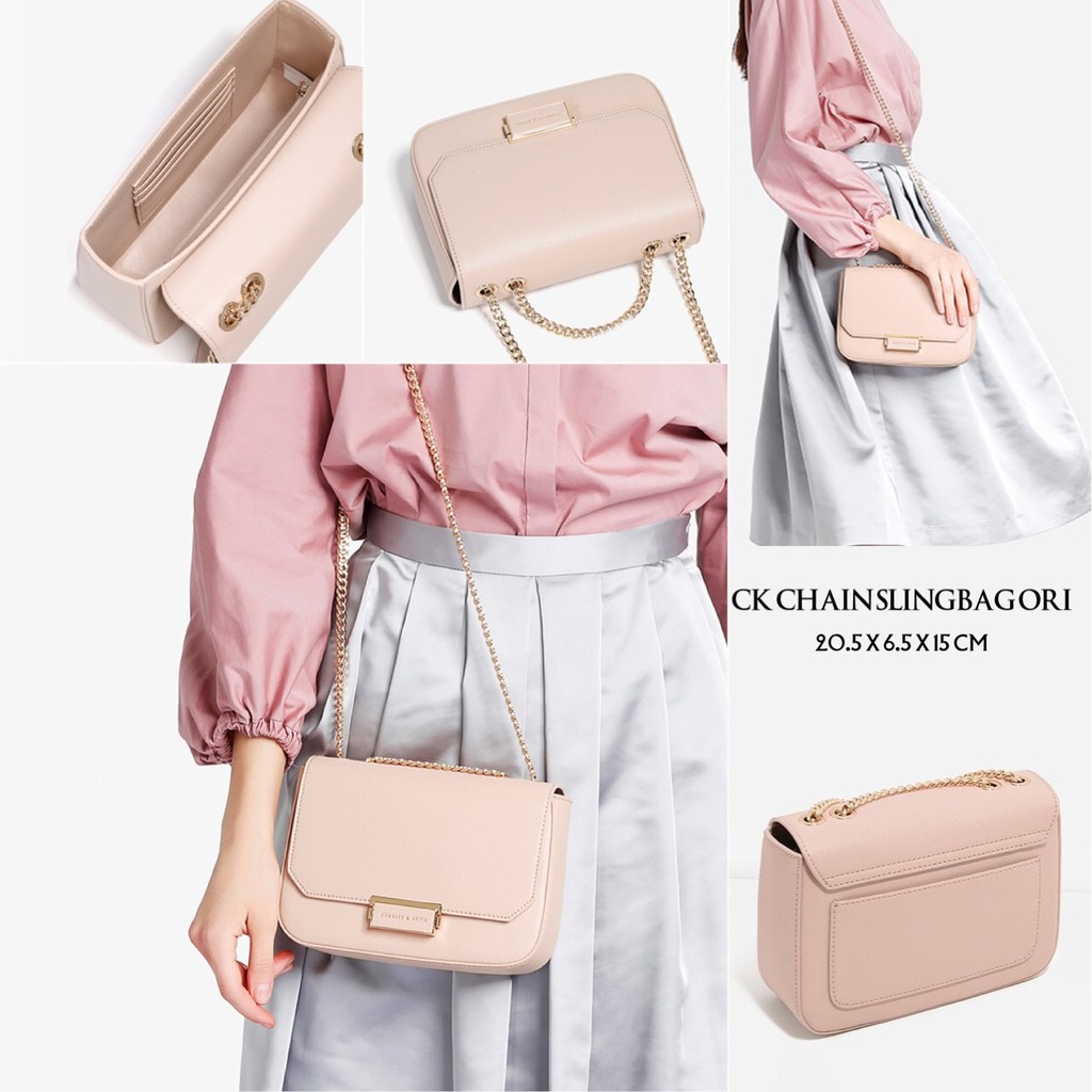 Tas Wanita Branded Charles n Keith CK ORI Tas Branded Asli CK Chain