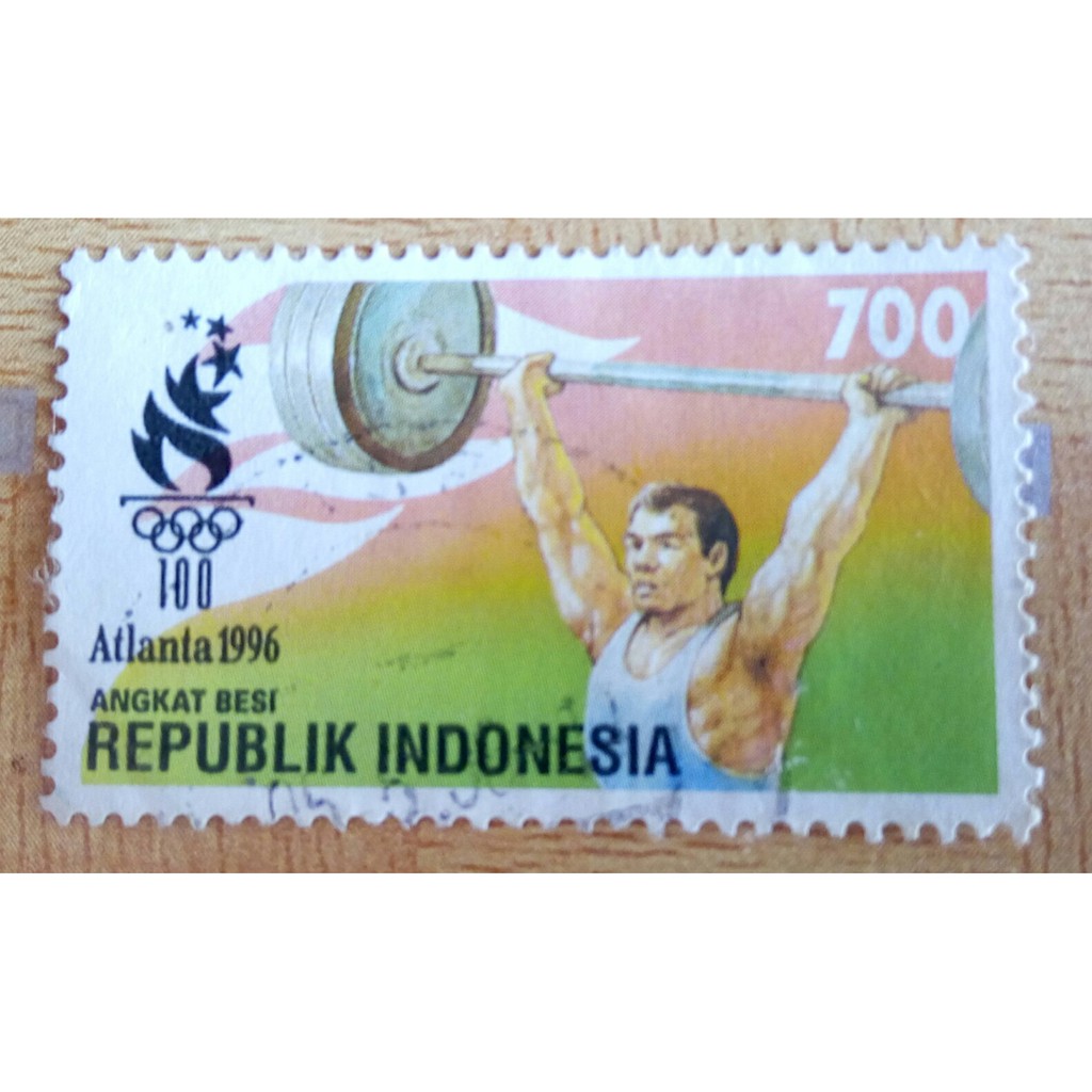 

Perangko Indonesia Atlanta 1996 Angkat Besi