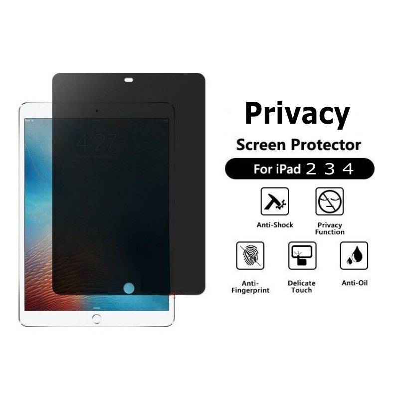 Privacy Tempered Glass For iPad Air 1 2 3 4 10.5 10.9 iPad 2 3 4 5 6 7 8 9 10.2 2015 2016 2017 2019 Glass Screen Protective Film Anti-Peep For iPad Pro 11 2018 2020 2021 Mini 1 2 3 4 5 6 7.9 8.3 Privacy Anti Glare Glass Film