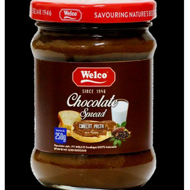 

Selai Coklat Welco/Selai Coklat/Selai Coklat Premium/Chocolate 250 gr