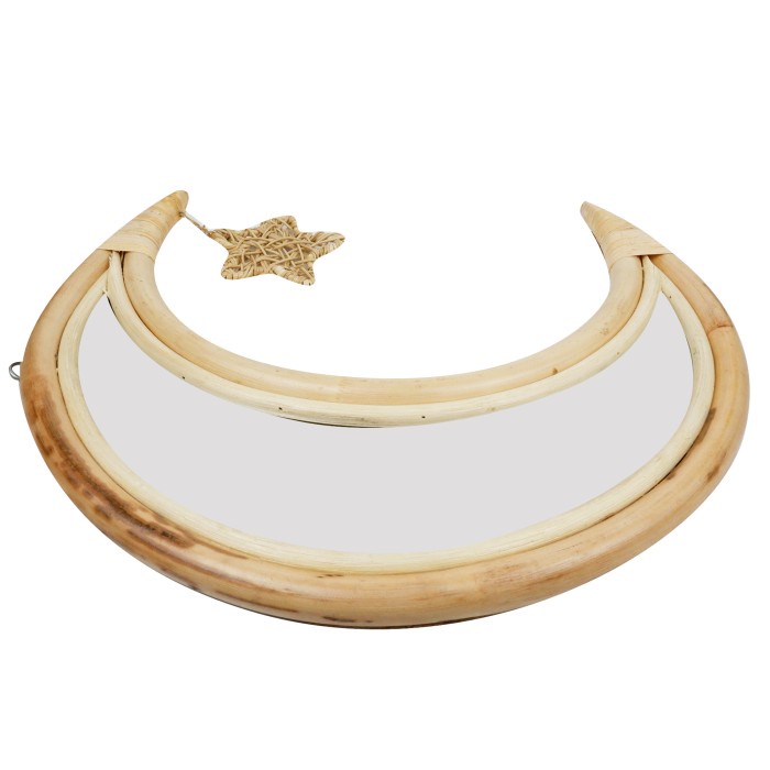 RUMAH TANGGA DEKORASI HIASAN DINDING AC 1977 HUDAN | CERMIN ROTAN DEKORASI KACA HIASAN DINDING RUMAH