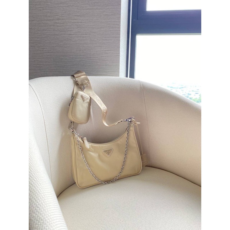 bag Prada tas Multi Pochette Beige Dessert