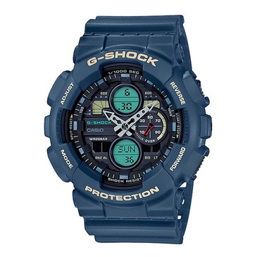 Casio G-Shock GA-140-2ADR Men Digital Analog Dial Black Resin Strap