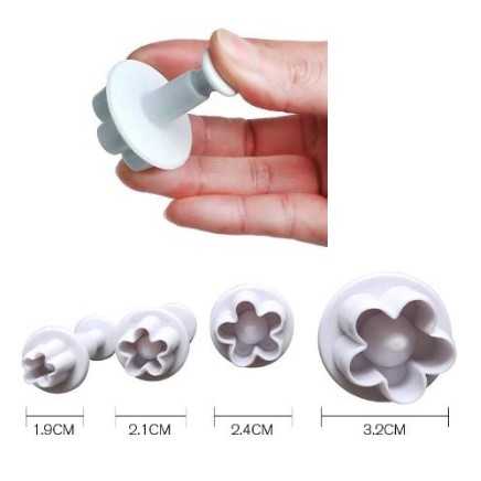 COOKIE CUTTER BLOSSOM / CETAKAN KUE BLOSSOM / PLUNGER CUTTER BLOSSOM