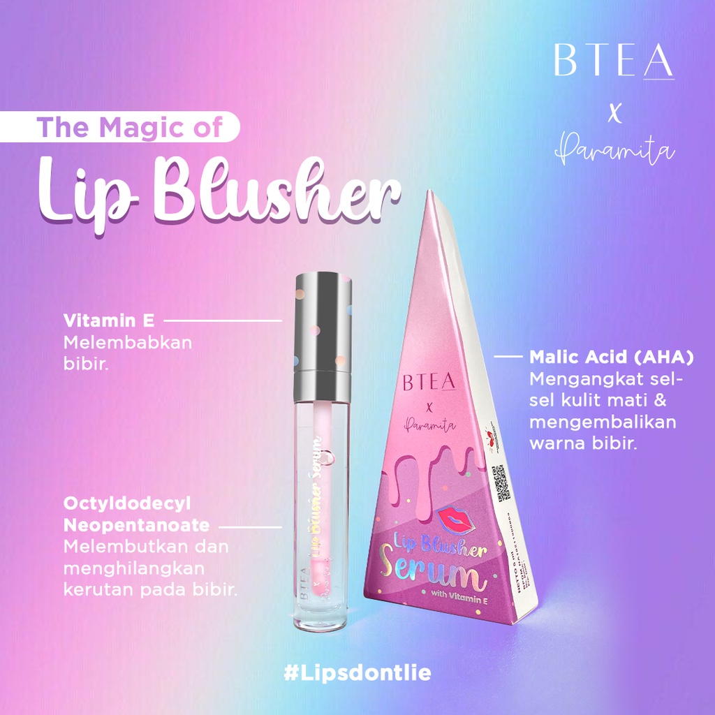 BTEA X PARAMITA Lip Blusher Serum