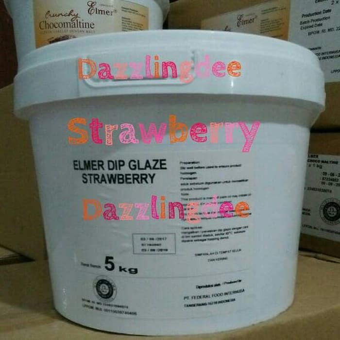 

Elmer Dip Glaze Strawberry 5 Kg / Chocomaltine