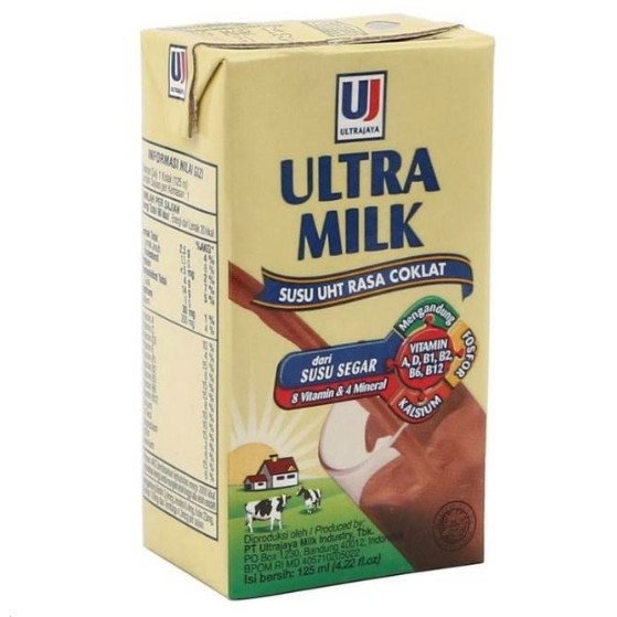 

ULTRA 125ML MILK COKLAT
