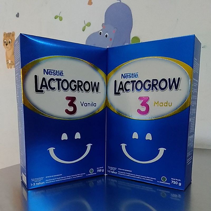 

lactogrow 3 madu/vanila 750g