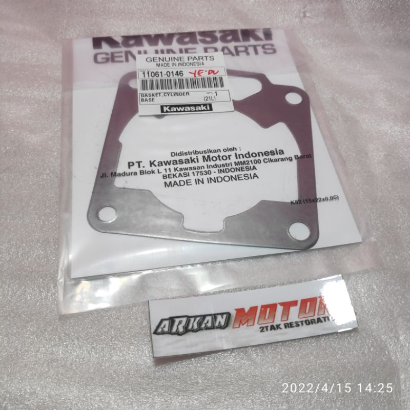 GASKET PACKING PAKING BLOK SEHER NINJA R RR NEW 2TAK ORIGINAL