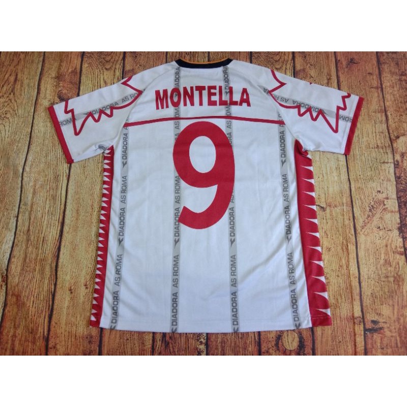 jersey retro as roma away 1998 1999 2000 nns MONTELLA
