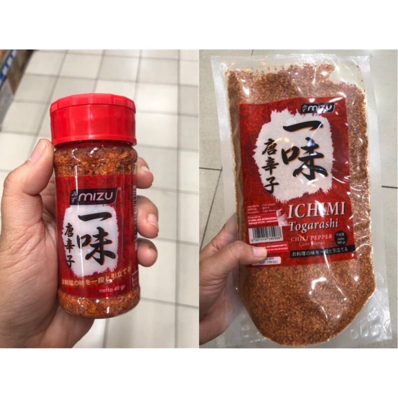 

MIZU ICHIMI Togarashi / Cabe Bubuk Kasar- 40gr dan 300gr