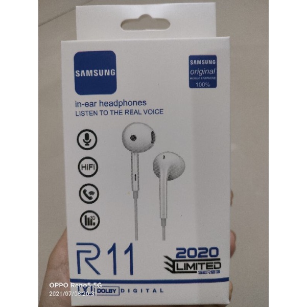 Earphone Headset Handfree VIVO R11 Original Jack3.5mm / Headset Vivo Original