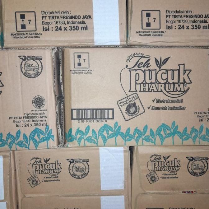 

[COD] Teh pucuk harum 350 ml isi 24 pcs 1 dus via grab/gojek [COD]