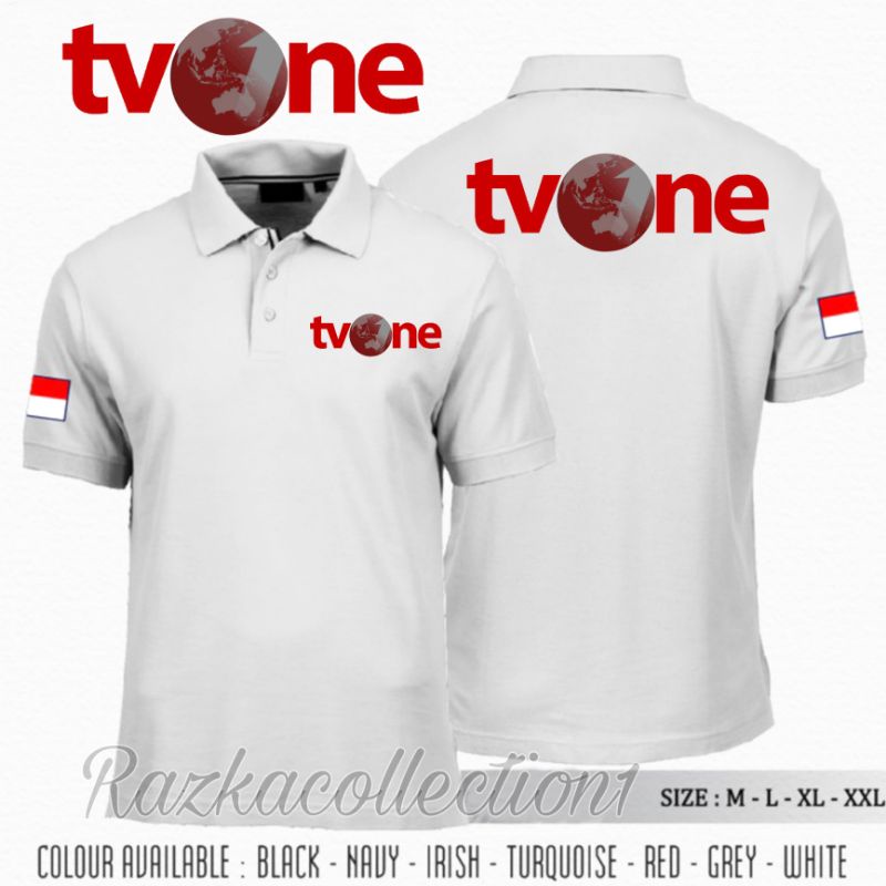 Polo Shirt TvOne / Kaos TvOne / Baju TvOne / Baju Kaos Kerah Televisi TvOne Terbaru