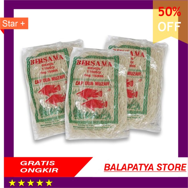 

TERLARIS !!! Bihun Medan Cap Ikan Dua Mujair 300 Gr