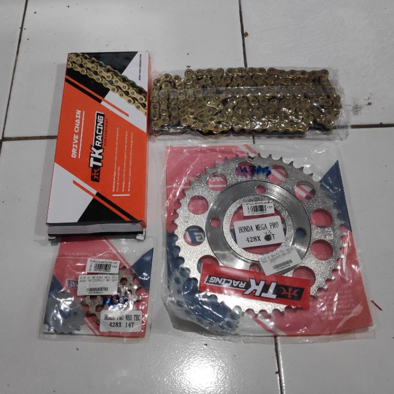 GEAR SET TK RACING CB150 CBR150 VERZA SONIC SUPRA GTR