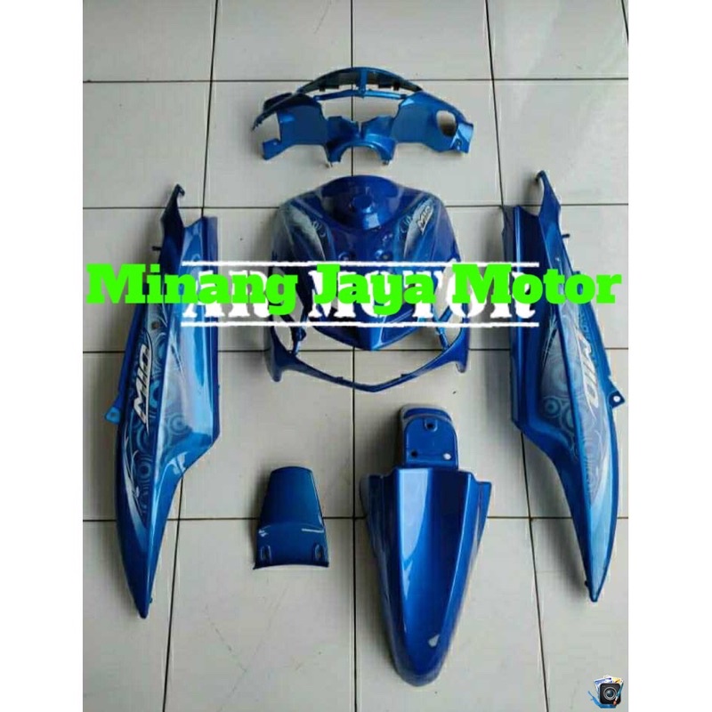 FULL BODY HALUS MIO SMILE BIRU MUDA PLUS STRIPING