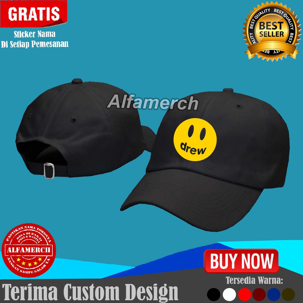 Topi Baseball DREW HOUSE Distro Keren Murah Cowok Laki Laki Pria Wanita