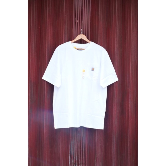 CARHARTT K87 POCKET TEE/WHITE