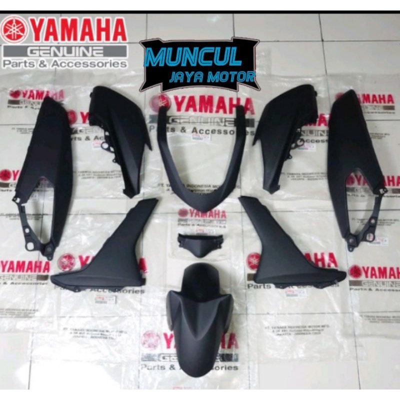body halus fullset nmax old hitam doff 2DP-P7 original yamaha paket bodi fulset full ful set origina