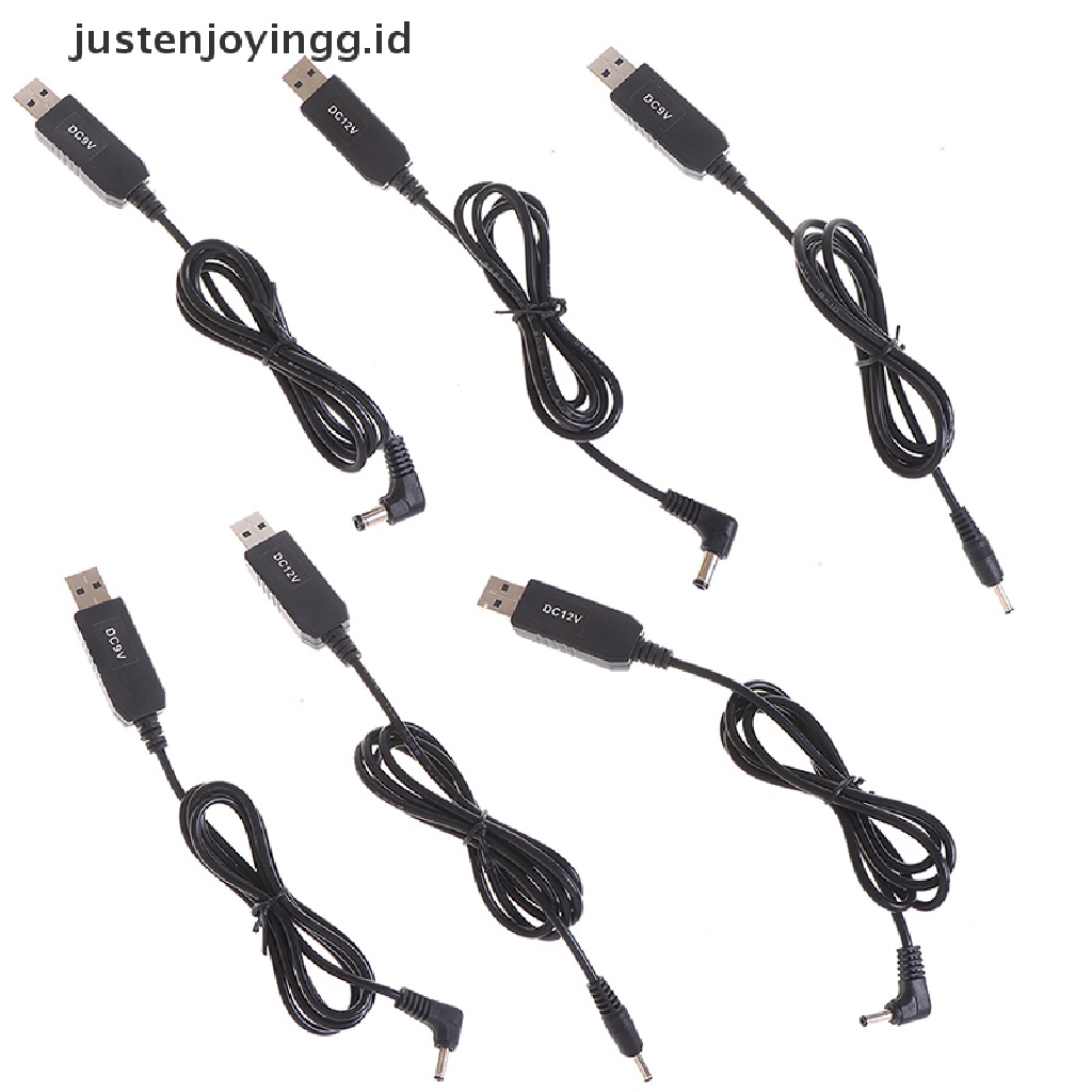 Kabel Adapter Step UP power boost line DC 5V Ke 9V 12V 3.5x1.35mm 5.5x2.1mm