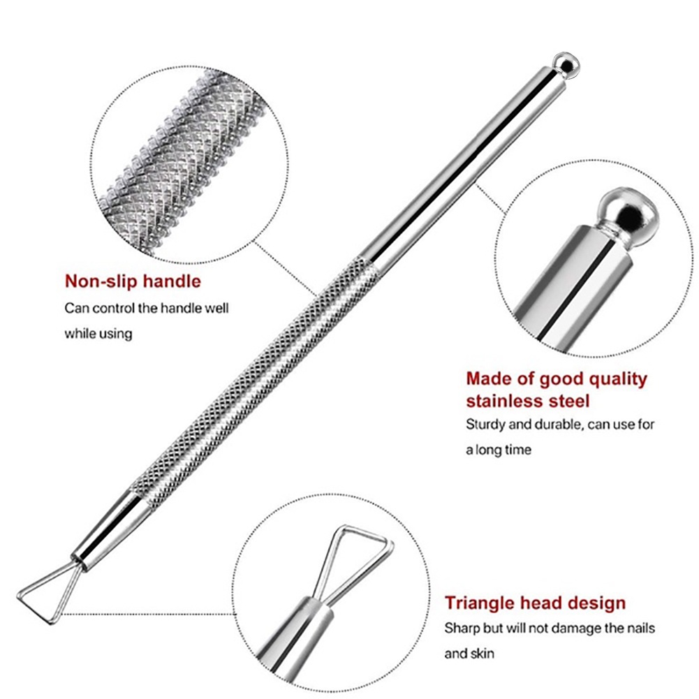 PUSHER REMOVER NAIL GEL / PUSHER REMOVER TOOL STAINLESS STEEL / PUSHER NAIL ART