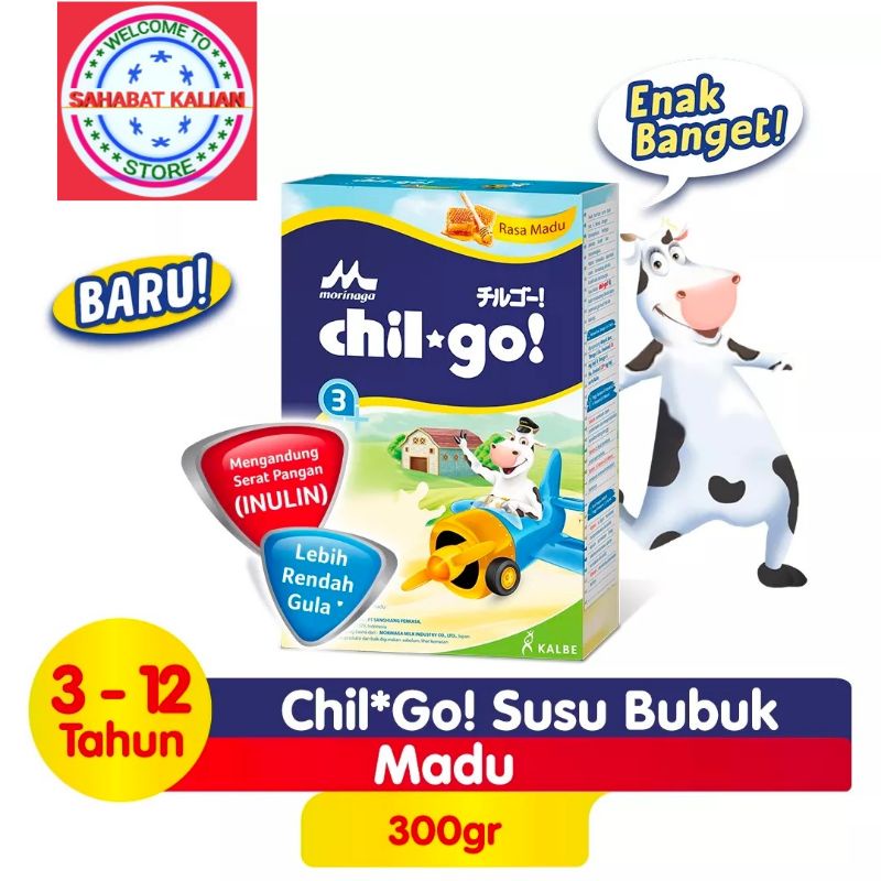 Chil Go Powder 3+ 300gram Usia 3 - 12 Tahun