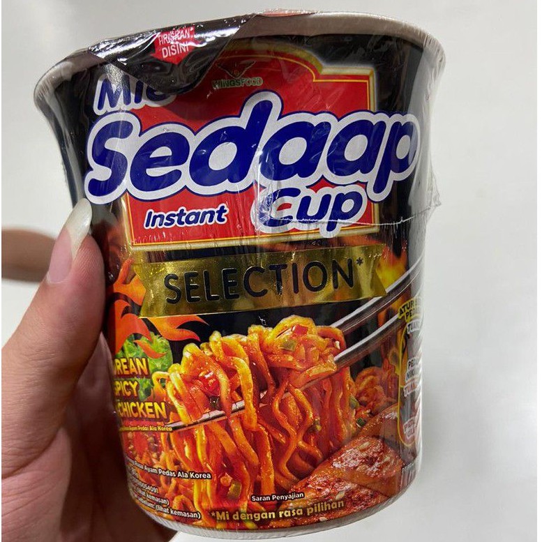 

Mie Sedaap Instant Cup Rasa Selection Korean Spicy Chicken