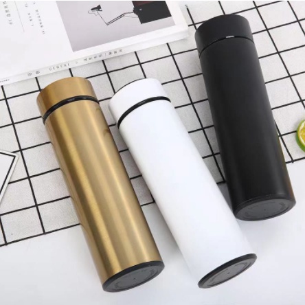 SHENAR THERMOS AIR MINUM DINGIN / PANAS - TERMOS LED DISPLAY TEMPERATUR SUHU - TAHAN LAMA UK. 500ML