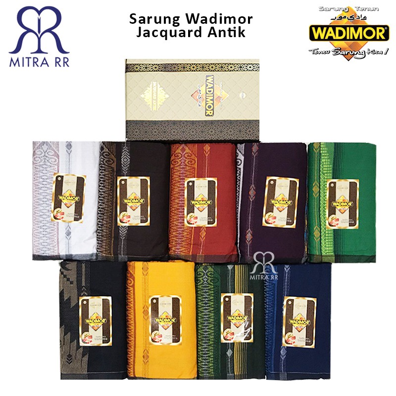 Sarung Wadimor Jacquard Antik Sarung Jacquard Dewasa Satuan/ Grosir