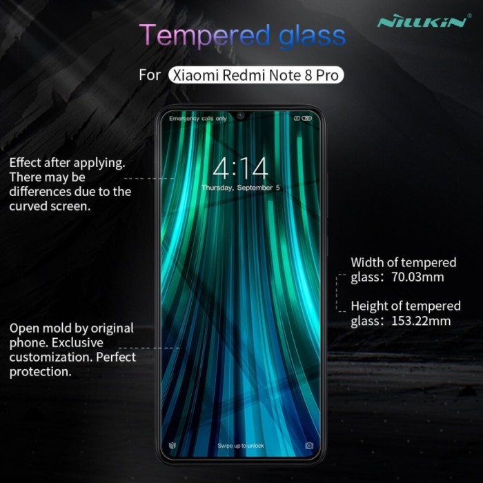 Nillkin Amazing H Plus Pro tempered glass for Redmi Note 8/Note 8 Pro