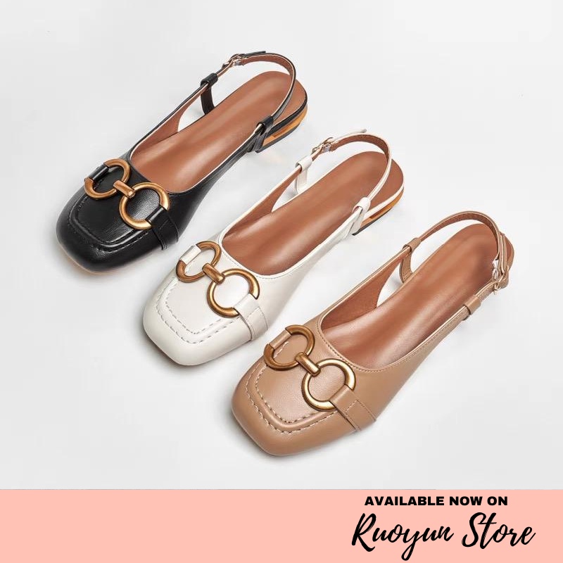 RYX - Secret Ring Sepatu Flat Slip-On Wanita Fashion Casual - Ori Import