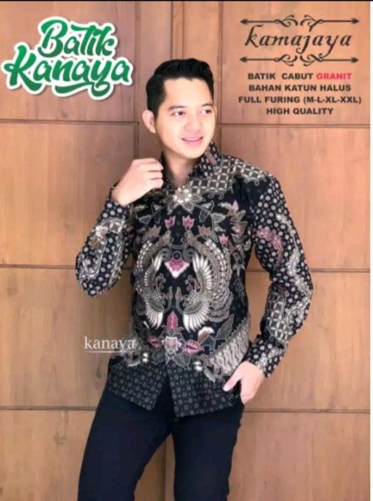 Kamajaya Kemeja Batik Pria Lengan Panjang Full Furing Bahan Katun Sragenan By Kanaya
