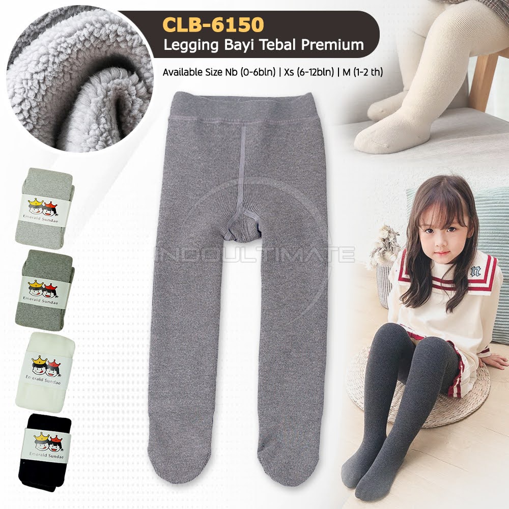 1PCS Leging Bayi Celana Legging Panjang Bayi Kaki Tutup PREMIUM CLB-6150 Celana Legging Bayi Kaki Tutup Baru Lahir Perempuan Laki Laki Celana Bayi Baru Lahir Import Bawahan Celana Anak bayi balita