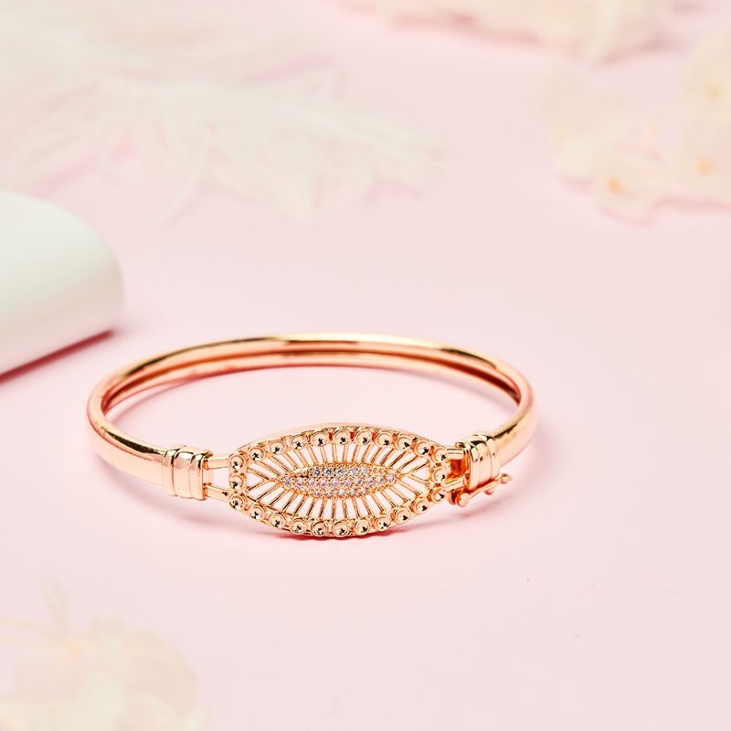 Gelang Tangan Bangle Wanita Elegan Gelang Emas Xufing Anti Karat Motif sarang