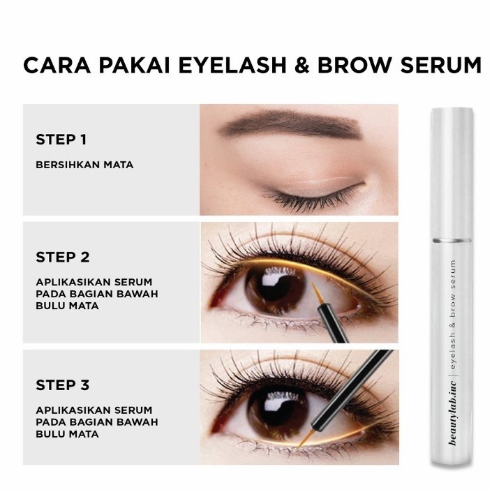 Beaudelab Eyelash &amp; Brow Serum | Serum Bulu Mata Beudelab | Serum Penumbuh &amp; Pemanjang &amp; Penebal Alis dan Bulu Mata